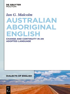 cover image of Australian Aboriginal English